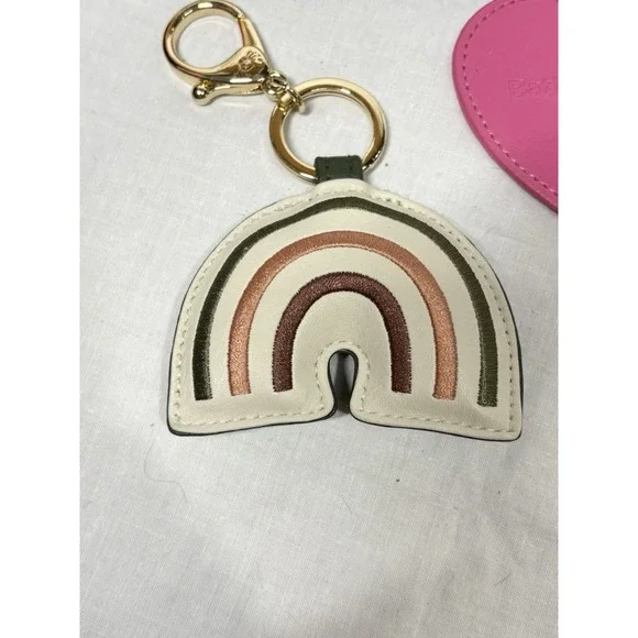 Lot of 3 Keychains Mini Coin Purses Itzy Ritzy Rainbow Bath and Body Works Heart - Picture 3 of 7